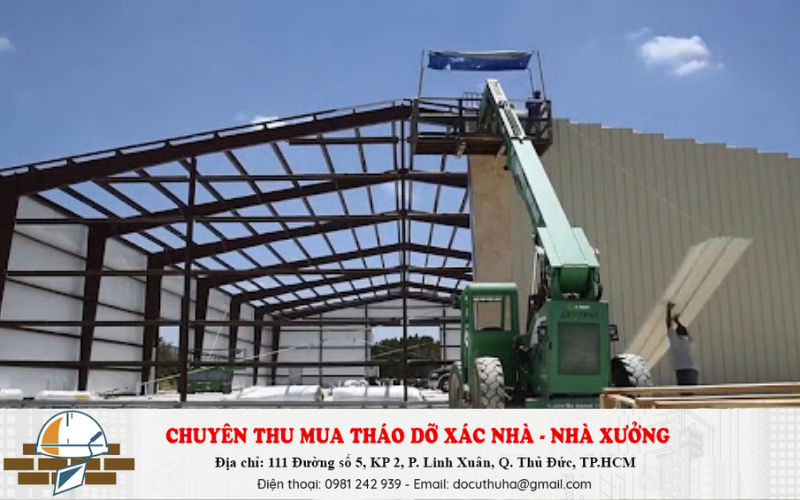 Thu mua xác nhà xưởng toàn quốc giá cao tận nơi