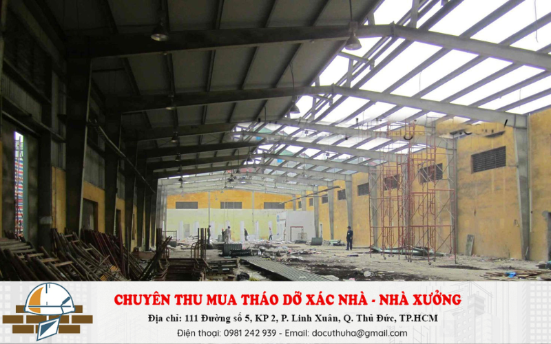 Thu mua xác nhà xưởng toàn quốc giá cao tận nơi