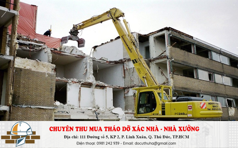 Báo giá tháo dỡ đập phá công trình tại TPHCM