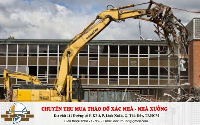 Báo giá tháo dỡ đập phá công trình tại TPHCM