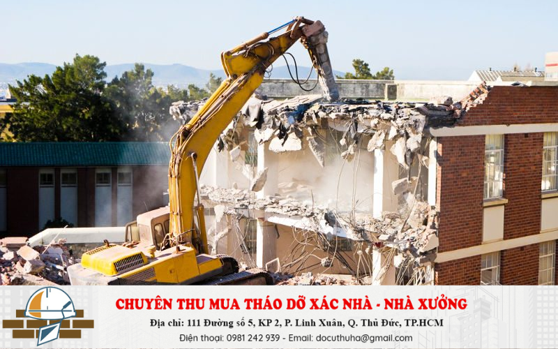 Báo giá tháo dỡ đập phá công trình tại TPHCM