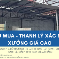 Thanh lý mua bán xác nhà xưởng cũ tại quận 2