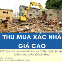 Thu mua xác nhà cũ TP.HCM trọn gói, giá cao